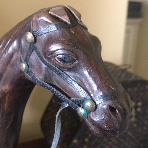 Leather Decorative Horse - Picture 7 of 7